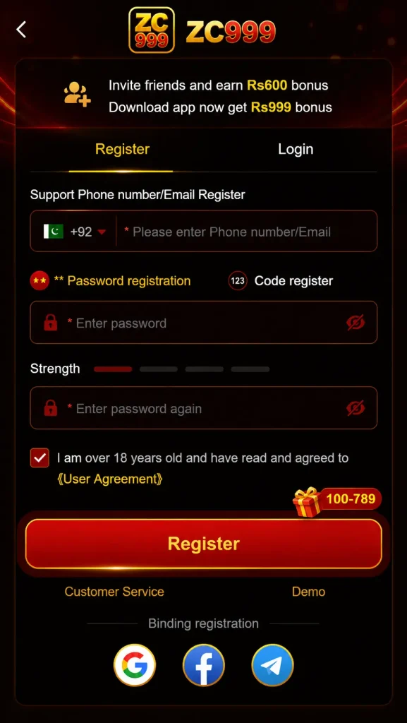 ZC999 Game Register